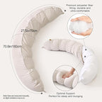 Peallow – Long Round Body Pillow - Image 3
