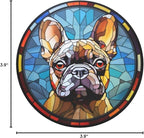 Drink Coaster Set of 6, French Bulldog Dog Mom Lover Gift, Leather Drink - Image 10