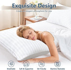 CozyLux Pillows King Size Set of 4, Cooling Hotel Quality Bed Pillows - Image 2