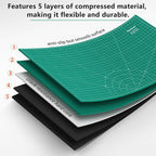 WorkLion Large self healing cutting mat: 47''x23'' Double-Sided Craft Cutting - Image 3