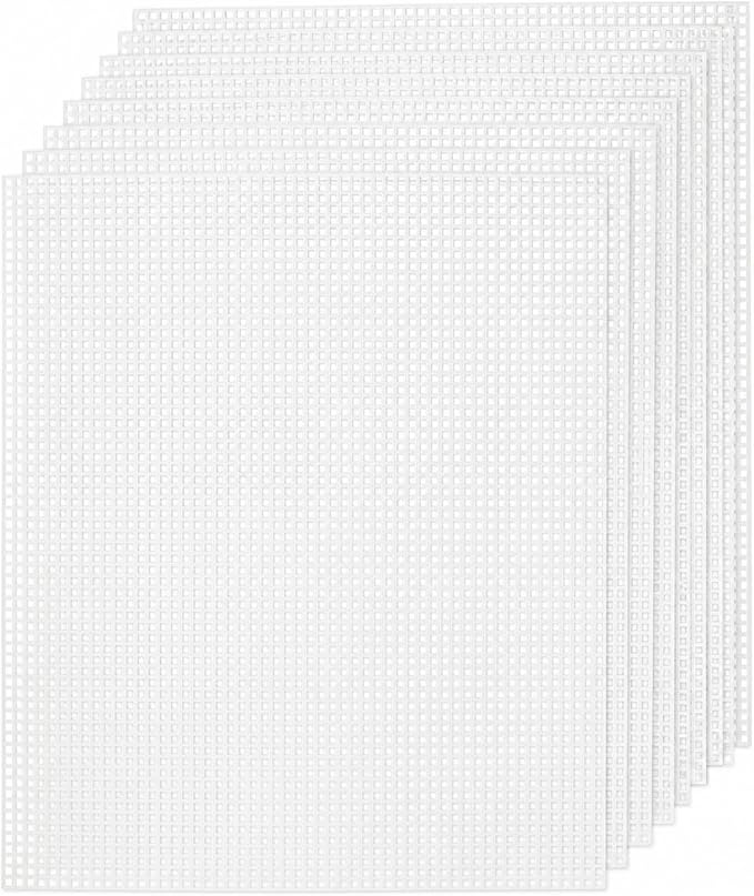 YOUNTHYE 10 PCS 5 Count Plastic Canvas Sheets, 21 x 13.1 Inch Large Hole by YOUNTHYE