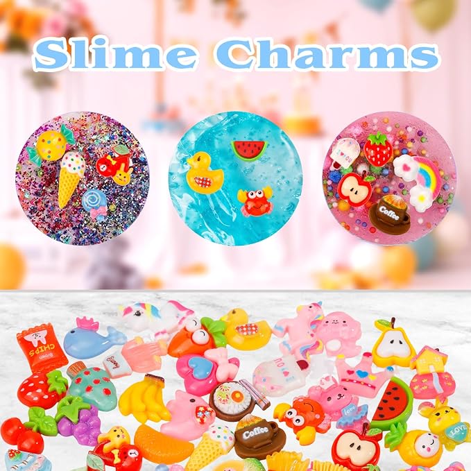 175 Pack Slime Making Supplies Kit, Slime Add Ins Accessories Includes Slimes - Image 4