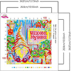Zhenqing Garden Gnome Welcome Stamped Cross Stitch Kit - Image 5