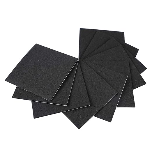 MAGZO 10Pcs Adhesive Foam Padding 1/8 in Thick X 4 in X 4 i | Closed Cell by MAGZO