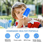Popsicle Molds, 10 Pieces Silicone Popsicle Molds - Image 3