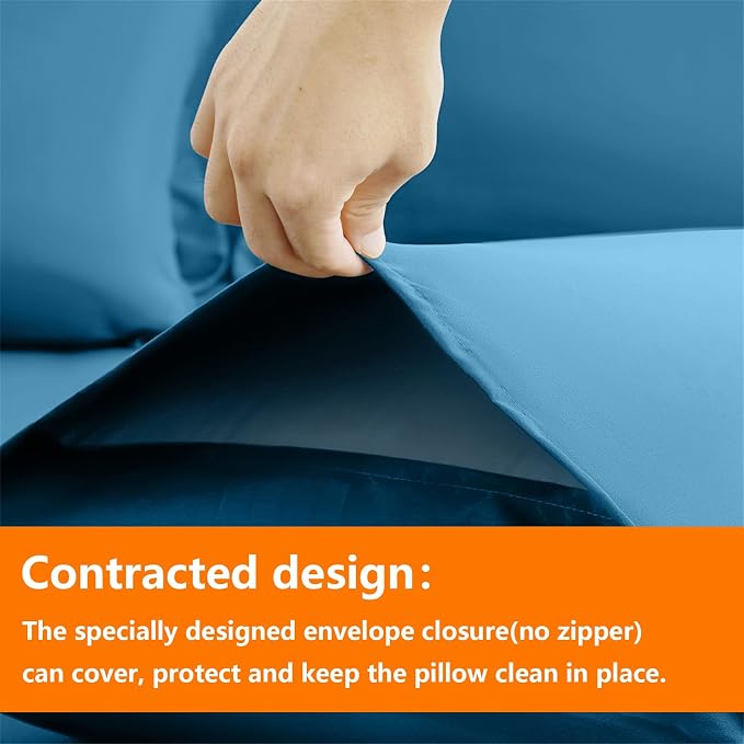 TAIMIT Teal Full Size Comforter Set - Image 4