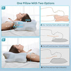 DONAMA Cervical Pillow for Neck and Shoulder Pain Relief, Cooling Contour - Image 4