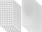 Self Adhesive Dots, Strong Adhesive 1000pcs 0.59" Diameter Sticky Nylon Dots by RenaChris