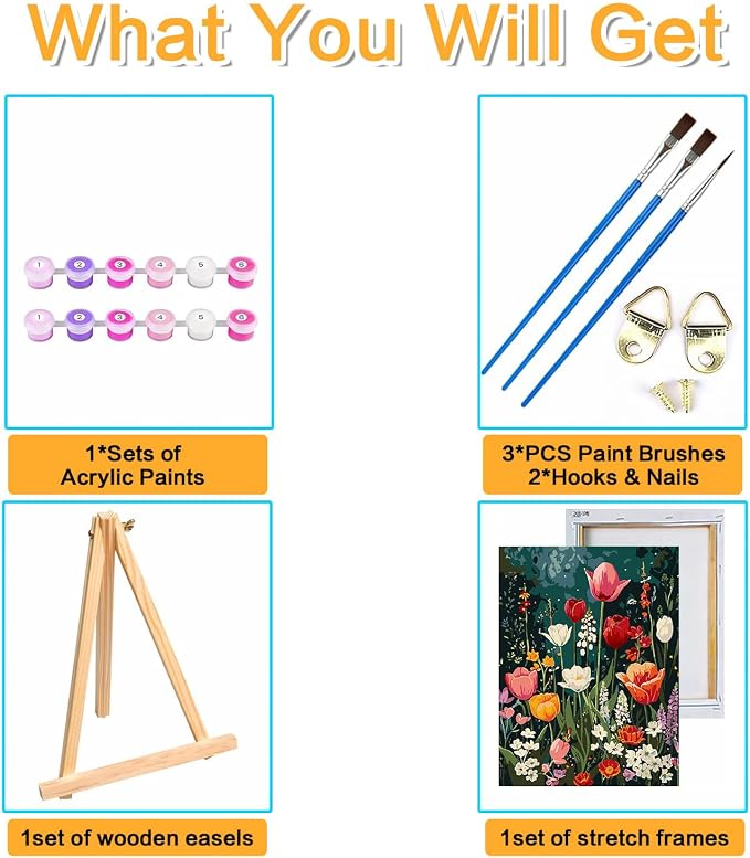 Meothan Framed Paint by Numbers Kits - Image 6