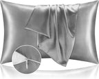 BEDELITE Satin Pillowcase with Zipper, Super Soft and Cooling Similar to Silk by BEDELITE