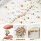 636pcs Assorted Crystal Glass Beads - Image 3
