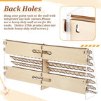 Colingmill Wooden Paint Organizer Storage Rack, 140 Holes Miniature Model Paint - Image 4