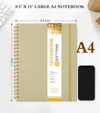 Spiral Notebook Journal 8.5” x 11”, A4 Large Notebooks - Image 2