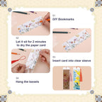 60 Sets Kraft Paper Blank Bookmarks - Image 4