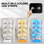 BROTTAR Lighted Corner Display Cabinet - Image 3