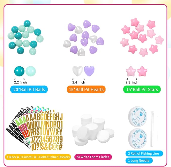 Kpop Theme Party Decorations DIY Kit Christmas Giant Friendship Bracelet - Image 6