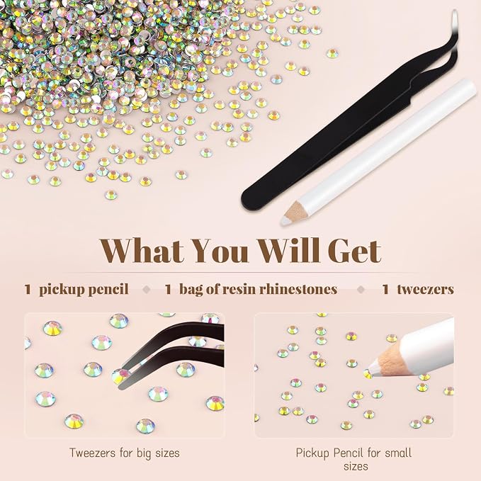 8000PCS 3mm Resin Rhinestones Bulk - Image 7