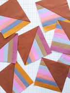Aubliss 10pcs Fat Quarter Fabric Bundles Quilting Cotton Craft Fabric Pre-Cut - Image 5
