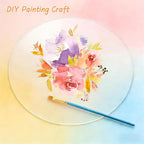 2pcs Clear Round Sheet Acrylic Circle Cake Disk Acrylic Sheets 7 in | Table Top - Image 5