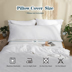 Simple&Opulence Body Pillow Cover 20" x 54", 100% Pure Linen, Ultra Soft and - Image 4
