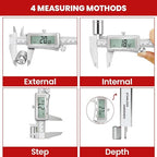 Digital Caliper 6 Inch, Rechargeable Calipers - Image 7