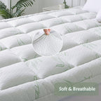 WhatsBedding Twin Mattress Topper, Soft Pillow Top Mattress Topper - Image 2