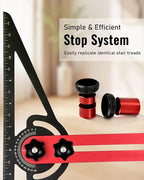 TANYO Stair Tread Template Tool, Length & Depth. Precision Stair Gauge - Image 2