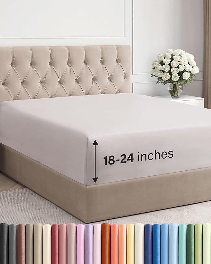 Extra Deep Queen Fitted Sheet by CGKUnlimited