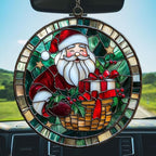 Santa Claus and Presents Acrylic Suncatcher Stained Glass Effect Window Car - Image 5