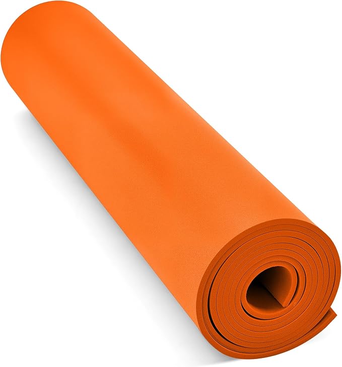 Do²ping Orange Eva Foam Sheets Roll, 3mm EVA Craft Foam 49''x13.5'' High by Do%C2%B2ping