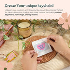 YOPPIX 90 Pcs Sublimation Acrylic Keychain Blank kit, - Image 4