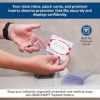 BCW Thick Card Topload Holder | Holds Relic, and Jersey Cards | Protective Card - Image 2