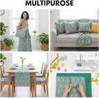 E-Tailor®Hand-Block Printed Pre-Cut Cotton Fabric Ideal - Image 5