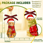 Orange Tabby Cat Ornament - Image 2