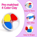Air Dry Clay Kit, 12 Cake Modeling Clay - Image 4