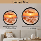 PROEATS Moving Sand Art, Wall Art Deep Sea Sandscape Room Decoration, - Image 4