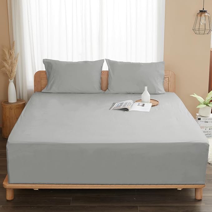 Sunflower Full Fitted Sheet, 1-Piece Extra Deep Pocket Fitted Bottom Sheet 22" - Image 8