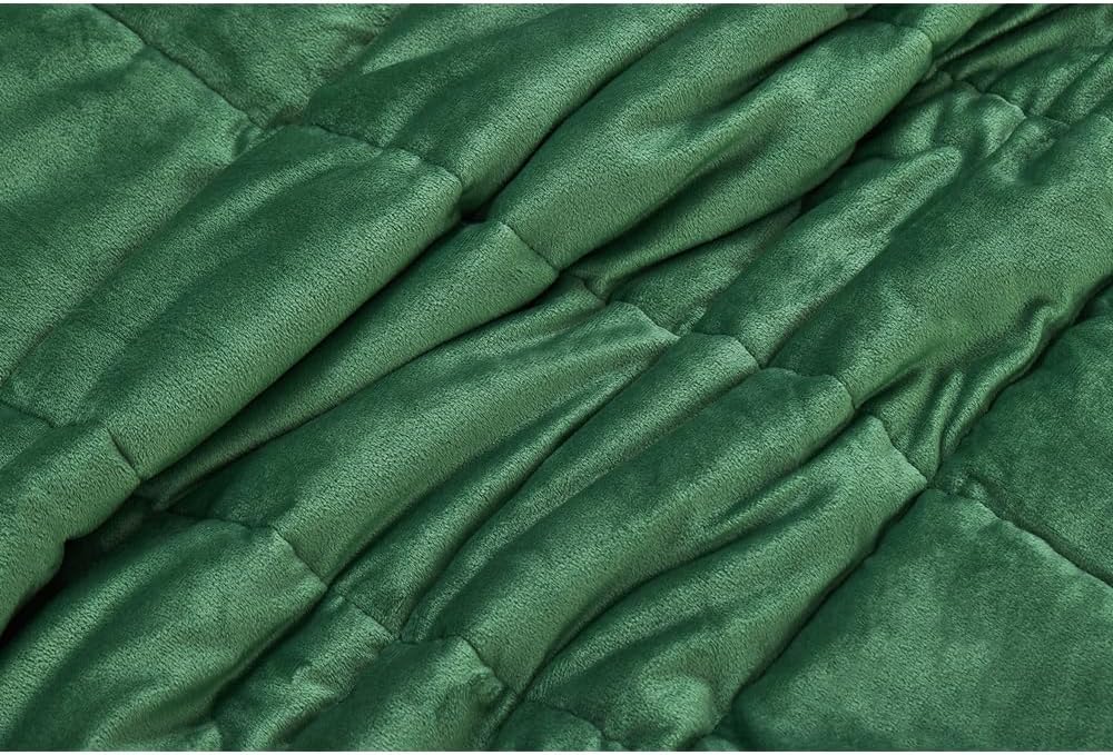 TONGDADA Minky Weighted Blanket | 40''x60'', 7lbs | Cozy and Soft Minky - Image 5