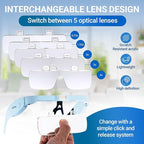 YOCTOSUN Magnifying Glass with Light, Magnifying Glasses with 5 Lenses - Image 3