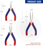 WORKPRO Mini Pliers Set, 3-Piece Small Pliers Tool Kit | Includes 4” Diagonal - Image 3