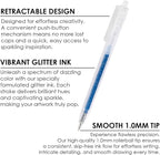 Grabie Glitter Gel Pens, 18 Colors Glitter Gel Pens Set, Retractable Sparkle - Image 2