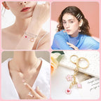 MARFOREVER 120 Pcs Pink Charms - Image 6