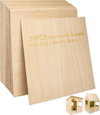 Basswood Sheets 1/8" - 3mm Plywood Sheets by CMOOD