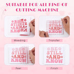 Tintnut Flamingo Pink Permanent Vinyl 8 Sheets 12''x10'' Adhesive Vinyl | Solid - Image 3