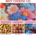 Colorful Wings Fairy with Hearts Diamond Painting Kits - Image 5