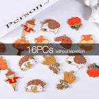 Bulk Gold Enamel Charms for Jewelry Making, Colorful Metal Charms Pendant for - Image 3