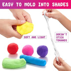Air Dry Clay Kit for Kids – 24 Colors Non-Toxic Soft Modeling Clay Set | - Image 2