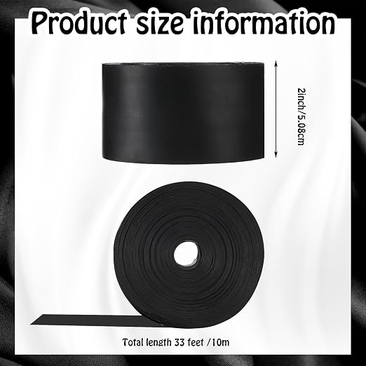 2 Inch Heat Shrink Tape Electrical Roll Black Shrink Wrap Tape Electrical Heat - Image 2