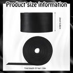 2 Inch Heat Shrink Tape Electrical Roll Black Shrink Wrap Tape Electrical Heat - Image 2