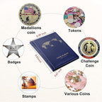Coin Album for Collectors, 340 Pockets Coin Collection Book Holder Display - Image 2
